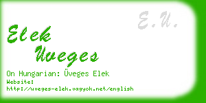elek uveges business card